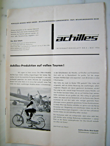Achilles capri moped - achilles,