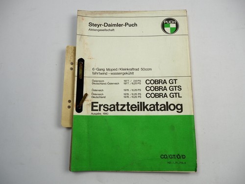 Puch cobra gts gtl - puch,